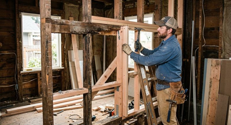 Roof Framing Repair in Kansas City, KS