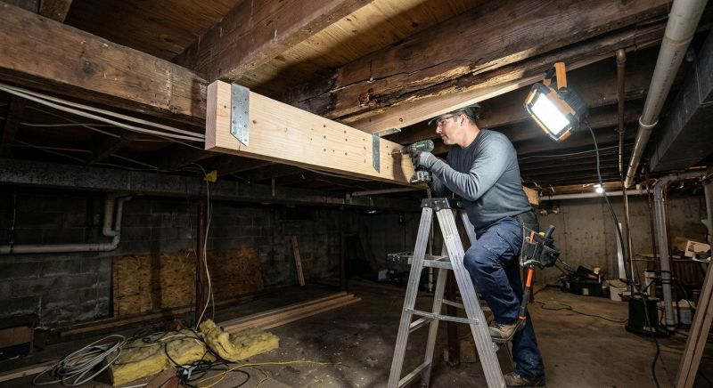 Basement Joist Repair Service