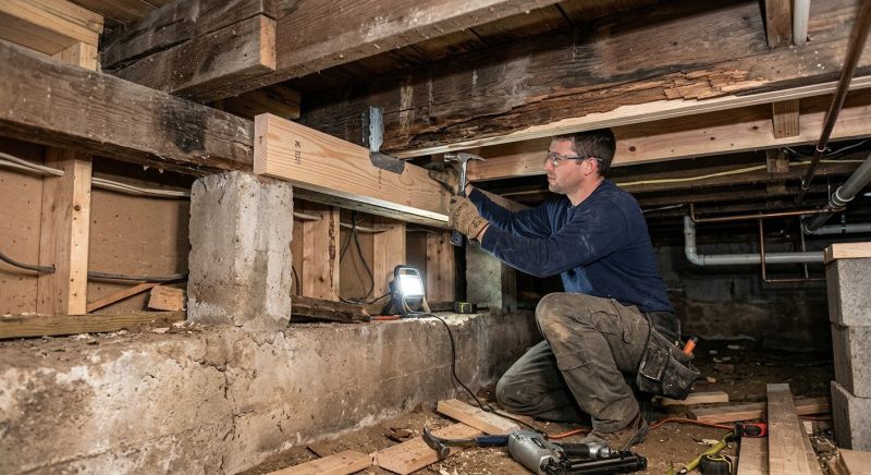 Basement Joist Repair Service